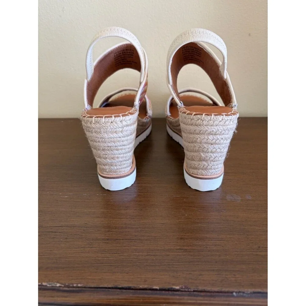 NIB Gentle Souls‎ by Kenneth Cole Women's Elyssa Wedge Sandal Rose - Size 8.5